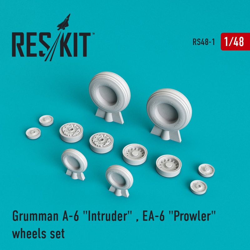 Res/Kit 480001 1/48 A-6 "Intruder" EA-6 "Prowler" Wheel Set