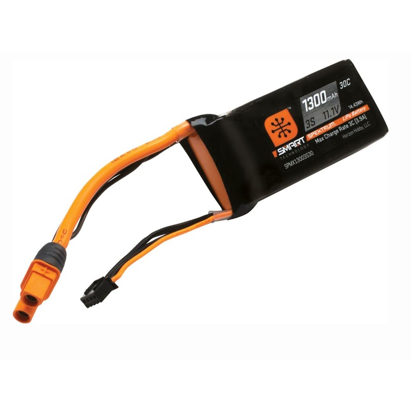 1300mAh 3S 11.1V Smart LiPo Battery 30C IC3 - SECOND HAND - AS NEW