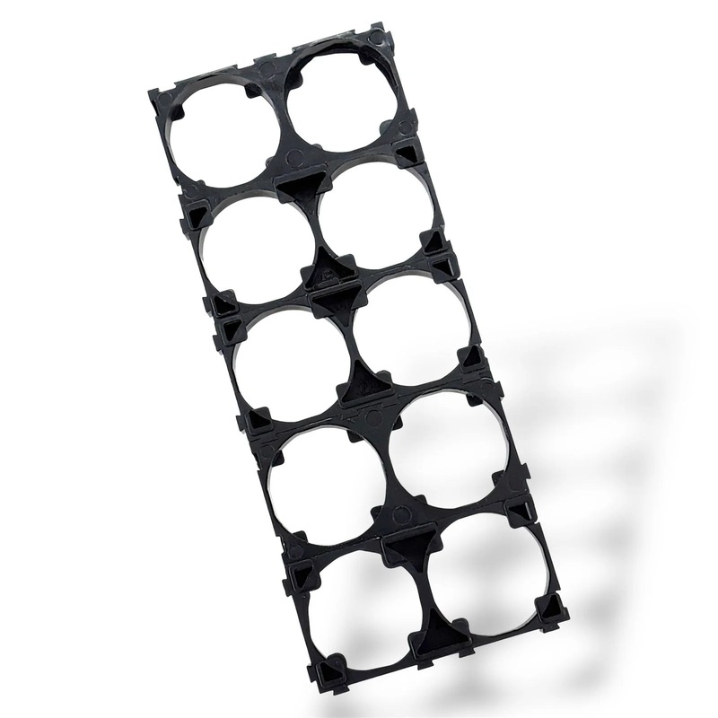 32140 Battery Cell Spacer Holder 2x5 Grid Pack for LiFePo4 Battery Battery Pack Assembly | Heat-Resistant & Durable Plastic Bracket