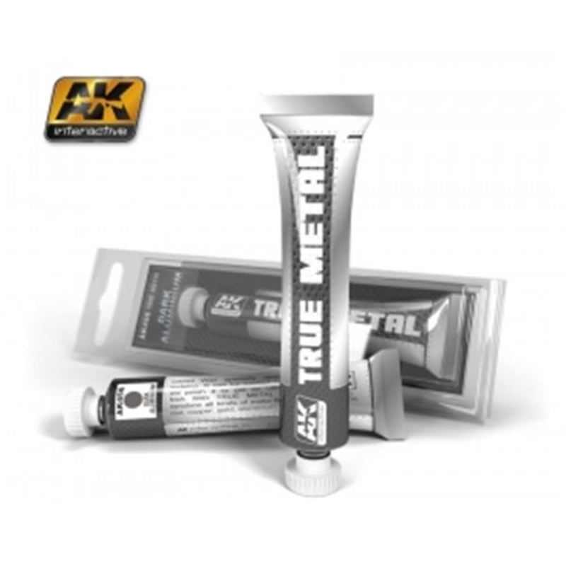 AK Interactive 456: True Metal "Dark Aluminium"