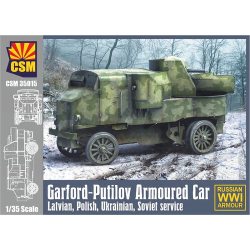 Copper State Models 35015 1/35 Garford-Putilov Armoured Car