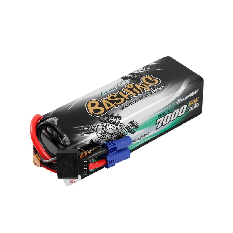 GENSACE Li-Po Car G-Tech 3S 11.1V 7000mAh 60C Bashing with EC5