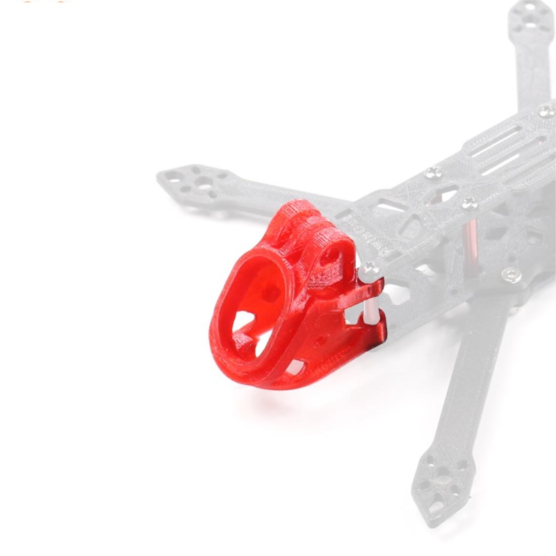 QWinOut 3D Printed TPU Material Camera Mount for 19mm Width Camera for RC Drone FPV Racing RC Models Toys Parts DIY Accessories Red