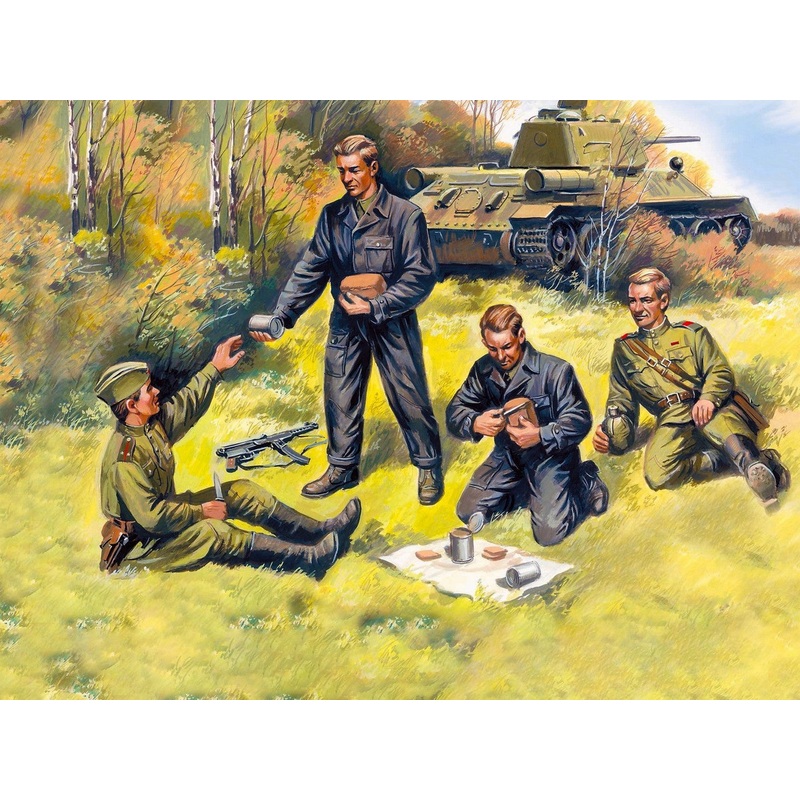 Soviet Tank Crew (1943-1945) 4 Figures