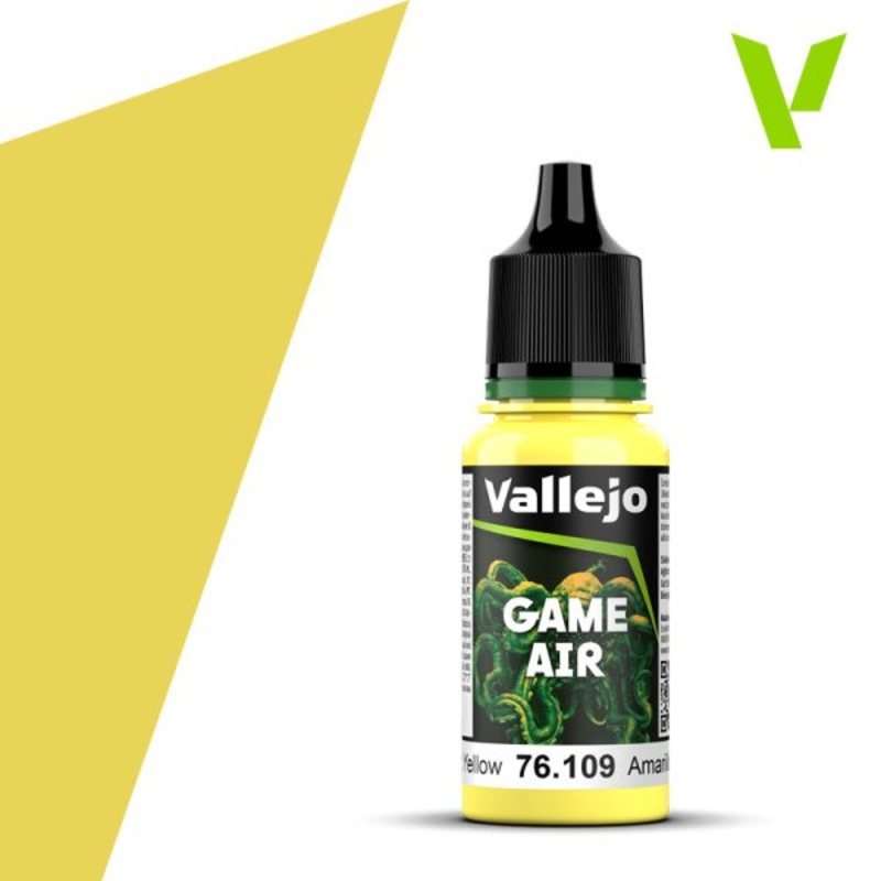Vallejo Game Air 109 - 18ml. Toxic Yellow