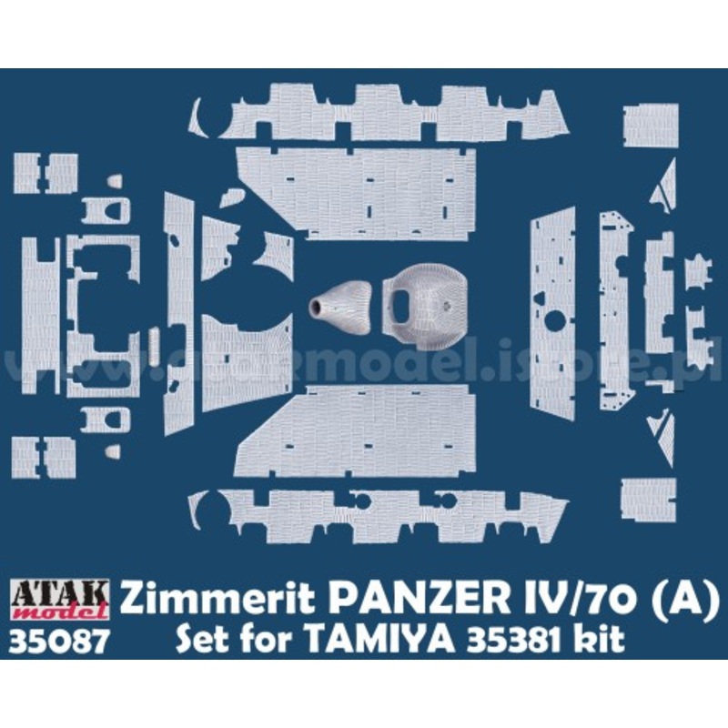 ATAK 35087 1/35 Zimmerit for Panzer IV/70 (A) (Tamiya kit)