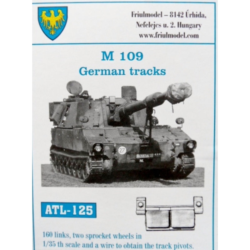 Friulmodel ATL-125 M109G (German Diehl Tracks)