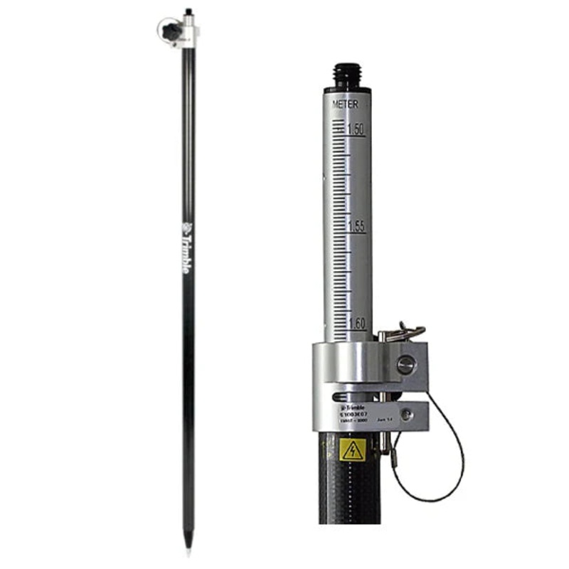 Jalon telescpico de fibra de carbono para prisma 360 Trimble de 2.6m