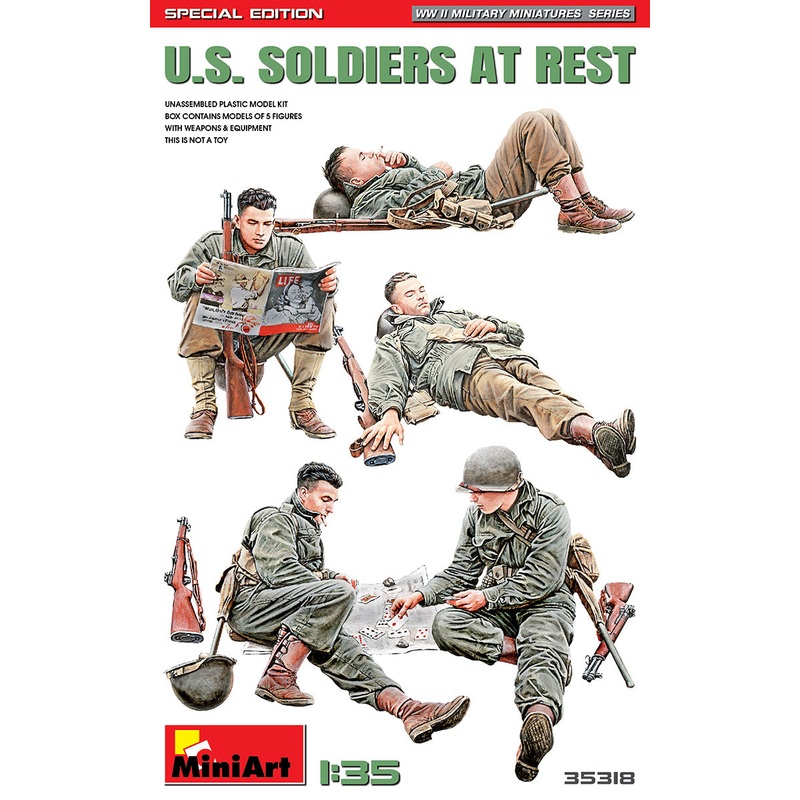 MiniArt 35318 1/35 US Soldiers at Rest * Special Edition *