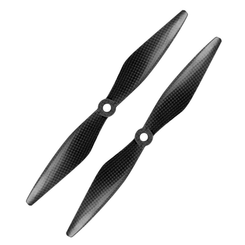 QWinOut 1 Pairs 10x3.8 Carbon Fiber Propeller CW CCW 1038 for DJI F450 F550 10inch 10" Drone Accessory Parts Black Color Parts