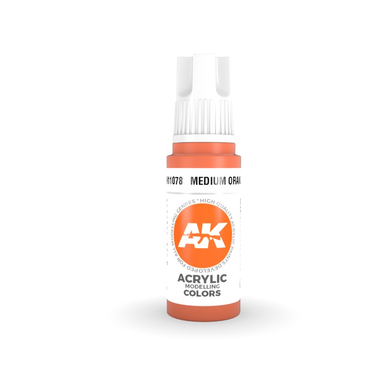 AK Interactive 3G Acrylic Medium Orange 17ml