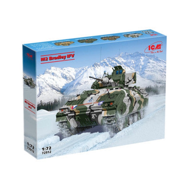 ICM 1/72 M2 Bradley Light Tank U.S. Infantry Fighting Vehicle Kit 7212