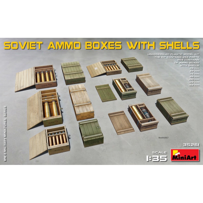 MiniArt 35261 1/35 Soviet Ammo Boxes