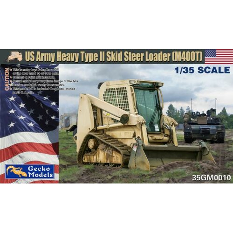 Gecko Models 35GM0010 1/35 US Army Light Type II Skid Steer Loader (M400T)
