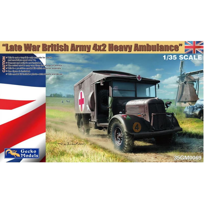 Gecko Models 35GM0069 1/35 Late War British Army 4x2 Heavy Ambulance