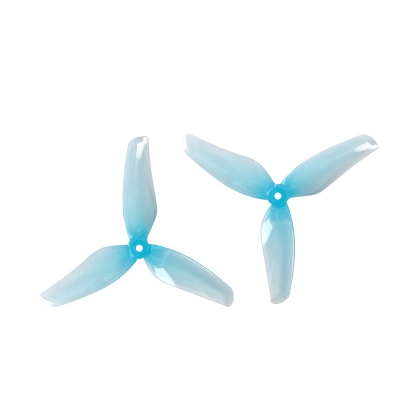 Gemfan Hurricane 2009 2X0.9 51mm 3-Blade CW CCW Props PC Propeller 1.5MM Hole for FPV Freestyle 2inch Micro Indoor RC FPV Drones 4Pairs Purple