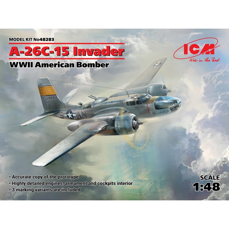 ICM 48283 1/48 A-26C-15 Invader WWII