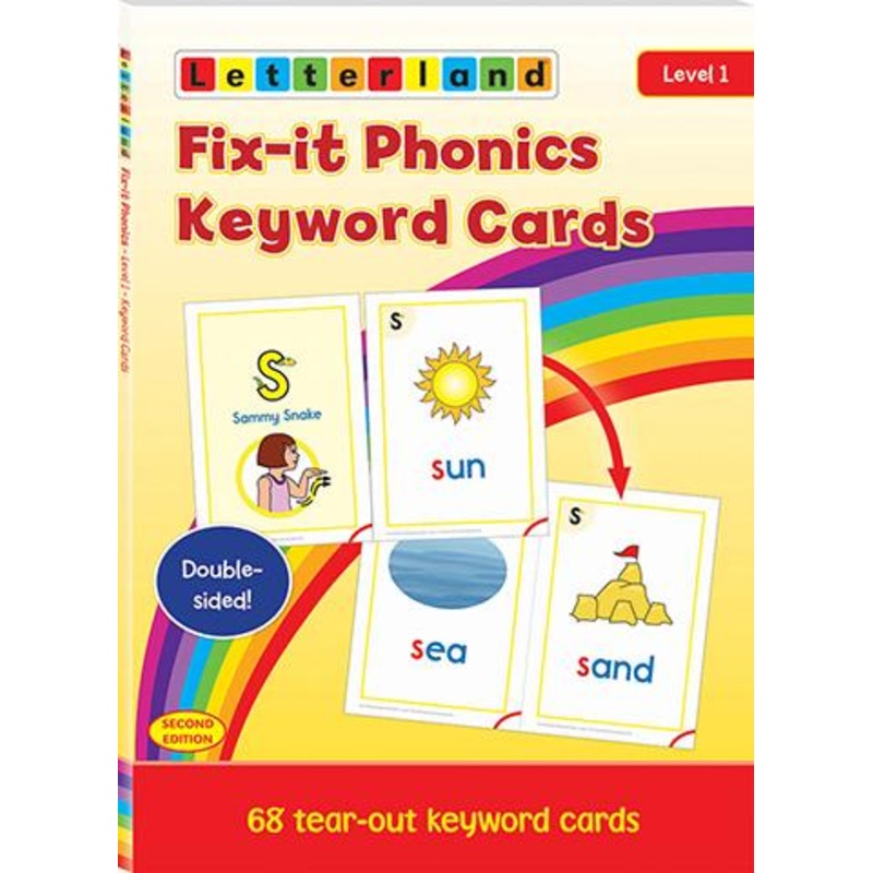 Level 1 Fix-it Phonics Keyword Cards (2nd Edition)