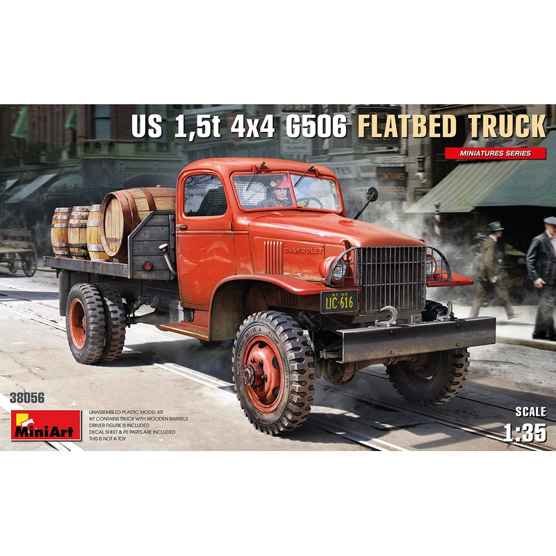 MiniArt 38056 1/35 U.S. 1,5t 4_4 G506 Flatbed Truck