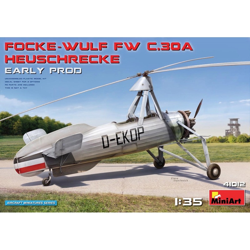 MiniArt 41012 1/48 Focke Wulf FW C.30A Heuschrecke Early Production