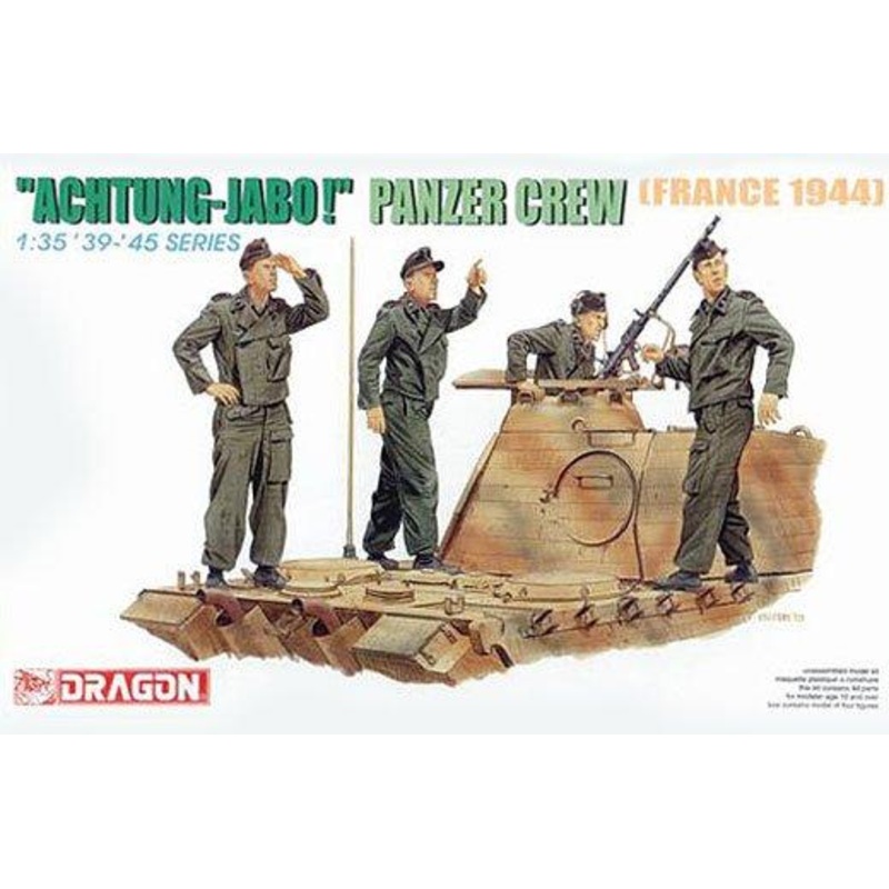 Dragon 6191 1/35 "Achtung Jabo" Panzer Crew (France 1944)