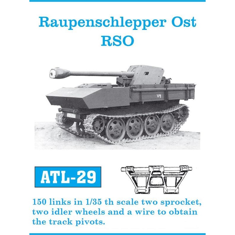 Friulmodel ATL-029 1/35 Raupenschlepper Ost RSO