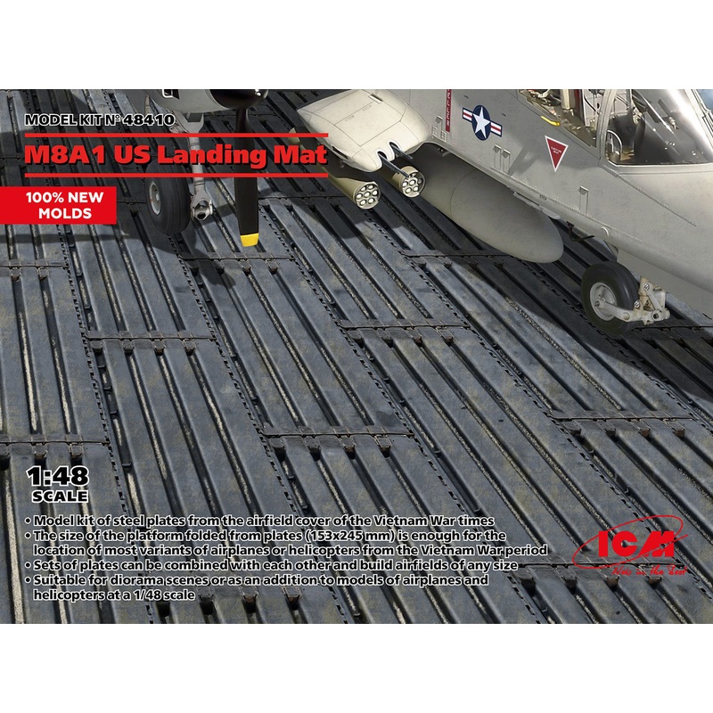 ICM 48410 1/35 M8A1 US Landing Mat