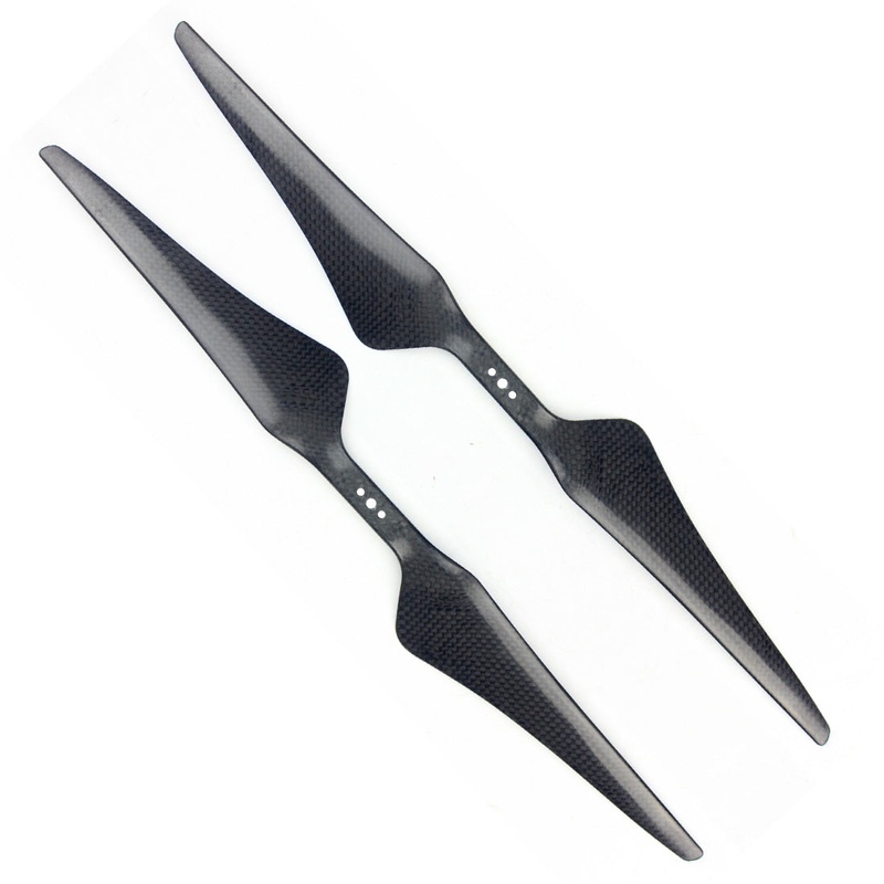 QWinOut 15x5.5 3K Carbon Fiber Propeller CW CCW 1555 CF Props For Hexacopter Octocopter Multi Rotor UFO