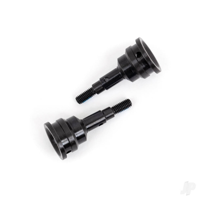 Stub axle front 6mm extreme heavy duty (for use with #9051R steel CV driveshafts)