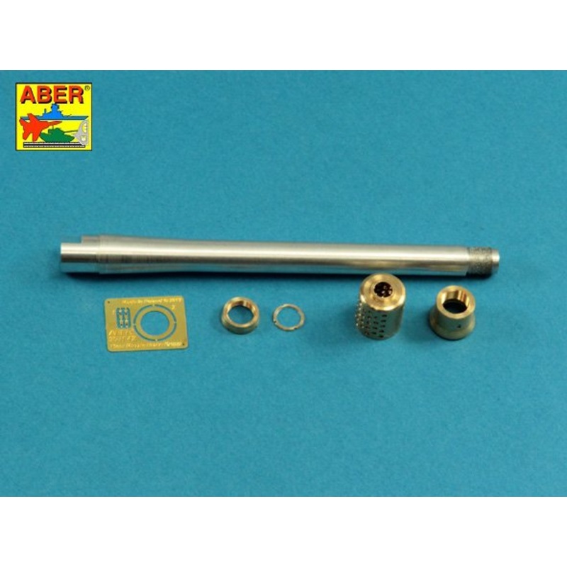 ABER 35L261 150mm Barrel with muzzle brake for German E-100 Heavy Tank Krupp Turret