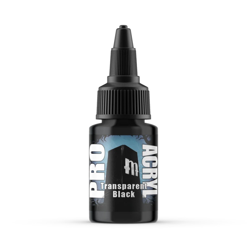 Monument Hobbies Pro Acryl Standard Transparent Black 22ml