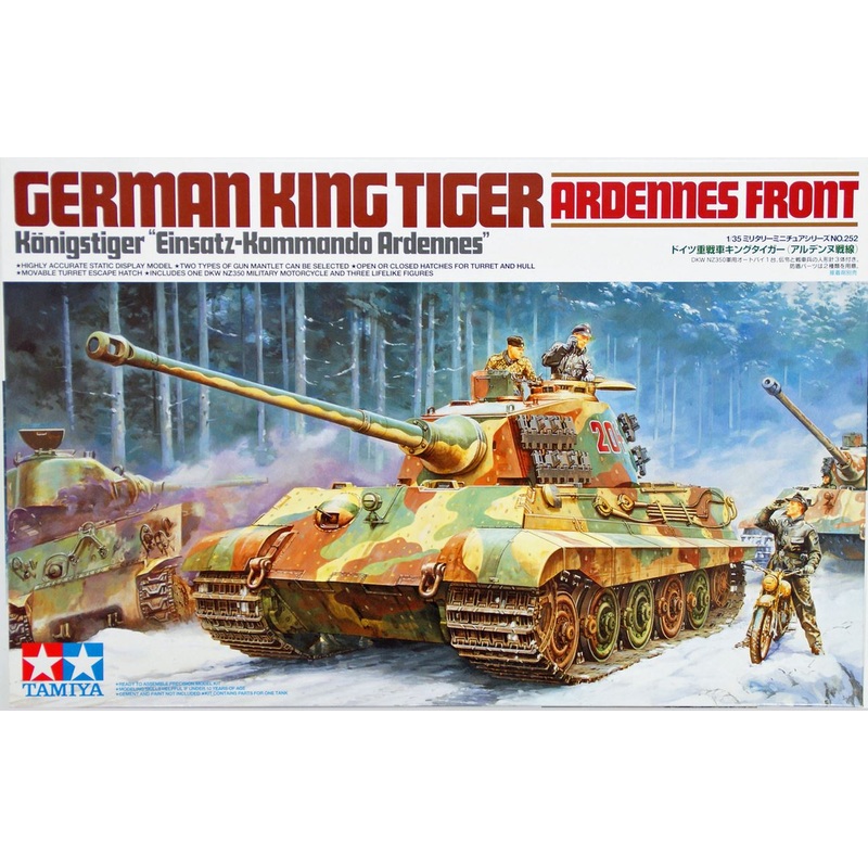 Tamiya 35252 1/35 German King Tiger - Ardennes Front