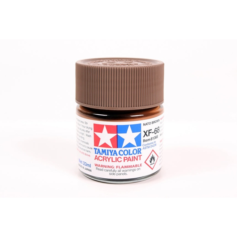 Tamiya 81368 XF68 NATO Brown - 23ml