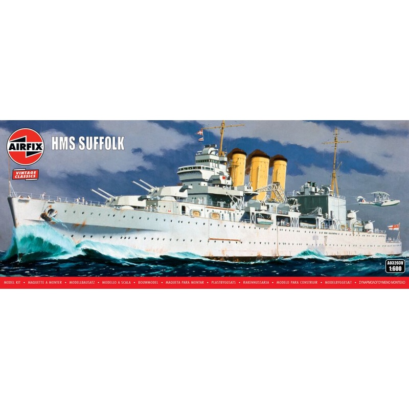 Airfix 1:600 HMS Suffolk Kit A03203V