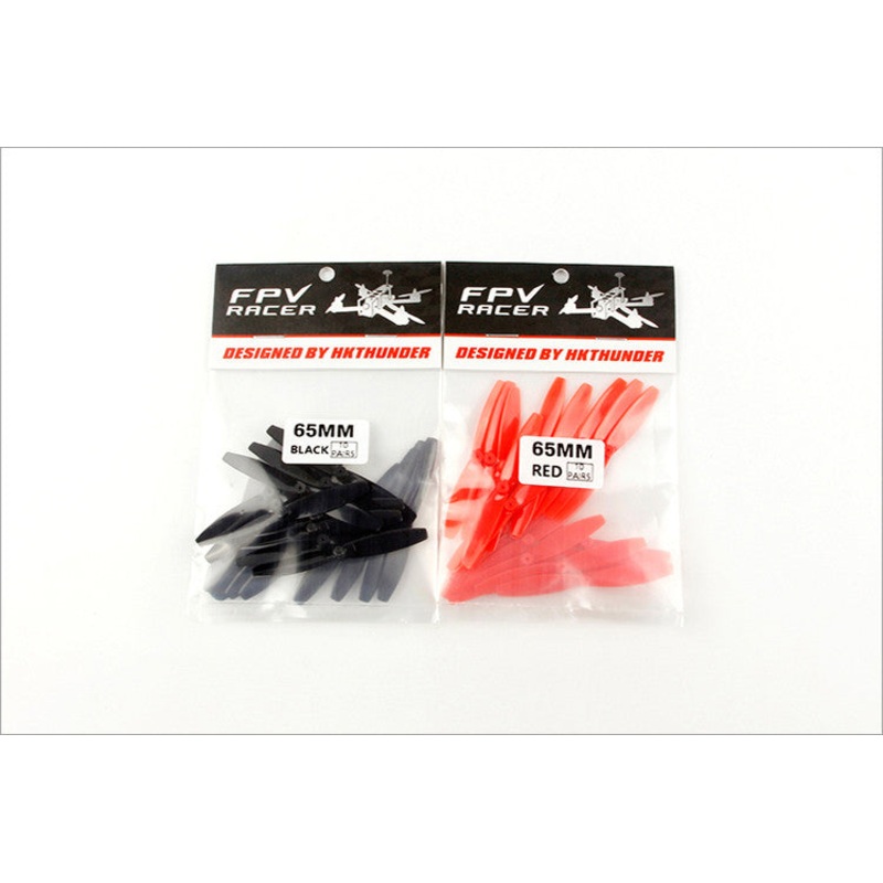 QWinOut 10 pairs 2.5 Inch props 65mm CW/CCW Propeller for Q100 FPV Brushed Racing drone Black