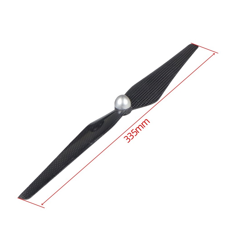 QWinOut Carbon Fiber 1345 Propeller with M8 Screw Hole Self-locking CW CCW 13*4.5 Prop Paddles for DIY RC Drone Spare Part 1 pair