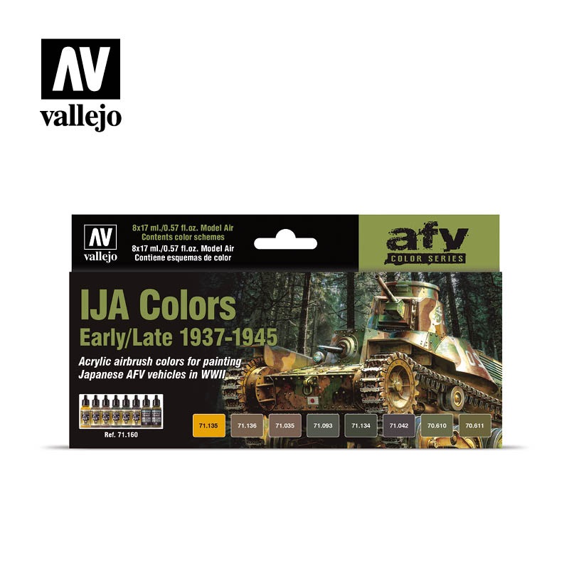 Vallejo 71.160 Air War Color: IJA Colors Early/Late 1937-1945