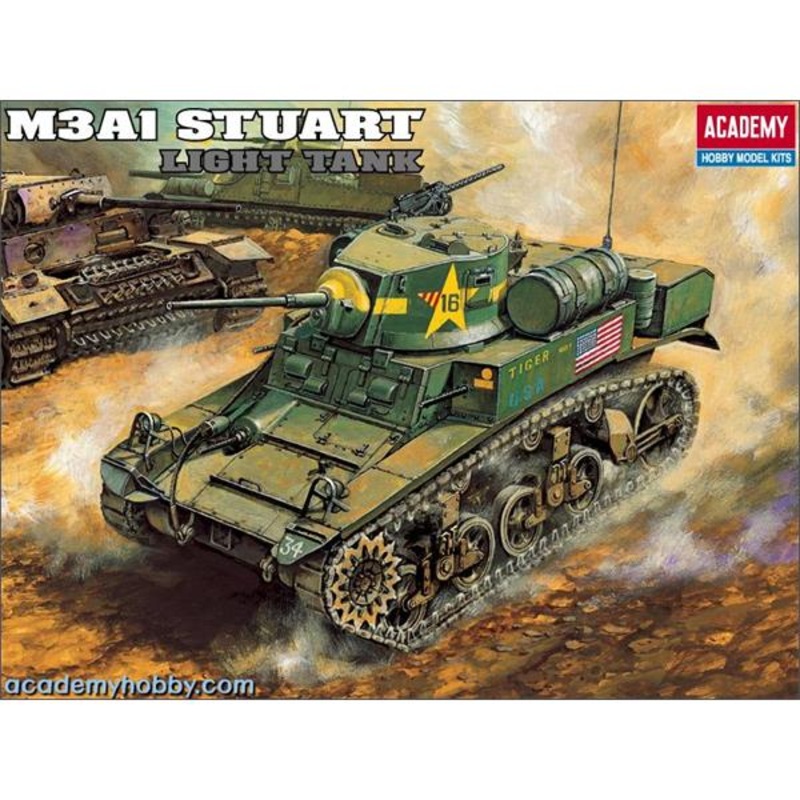 Academy 13269 1/35 M3 A1 Stuart light Tank