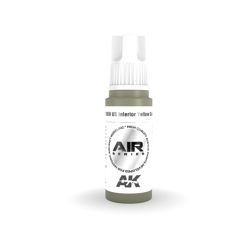AK Interactive 3G Air - US Interior Yellow Green