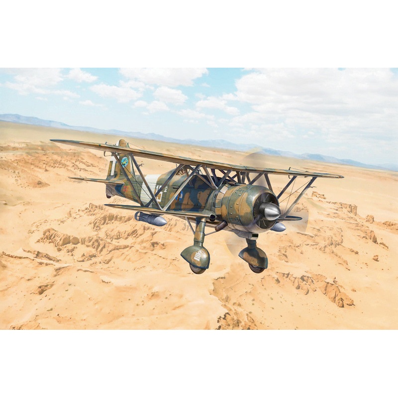 ITALERI 1/48 FIAT CR.42 Falco Assault/Night Fighter 2842