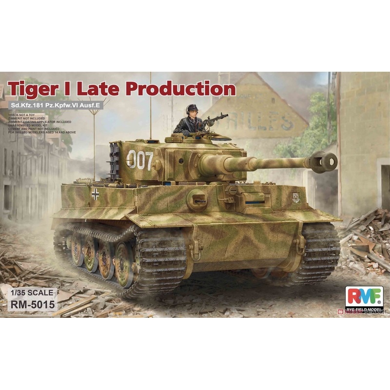Rye Field Model 5015 1/35 Tiger I late Production