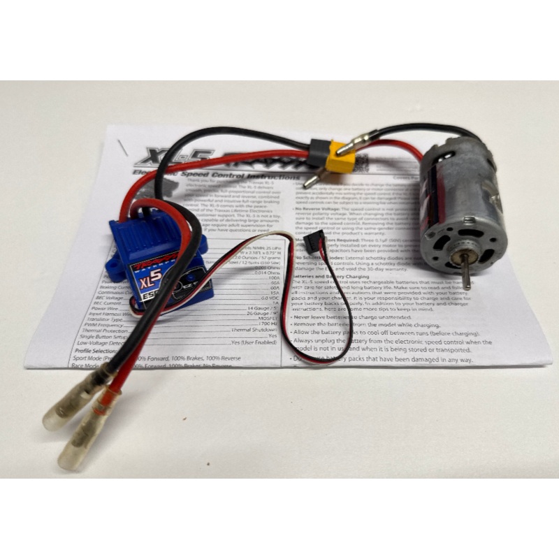 Traxxas 12-Turn 550 Brushed Motor & XL5 ESC unit - Second Hand