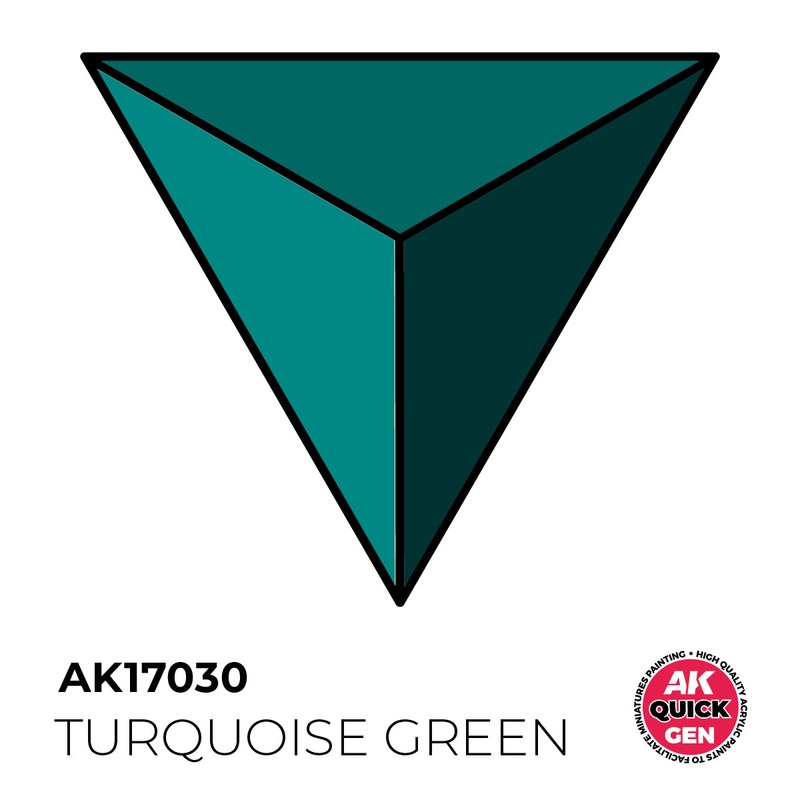 AK Interactive Quick Gen - Turquoise Green 18 ml