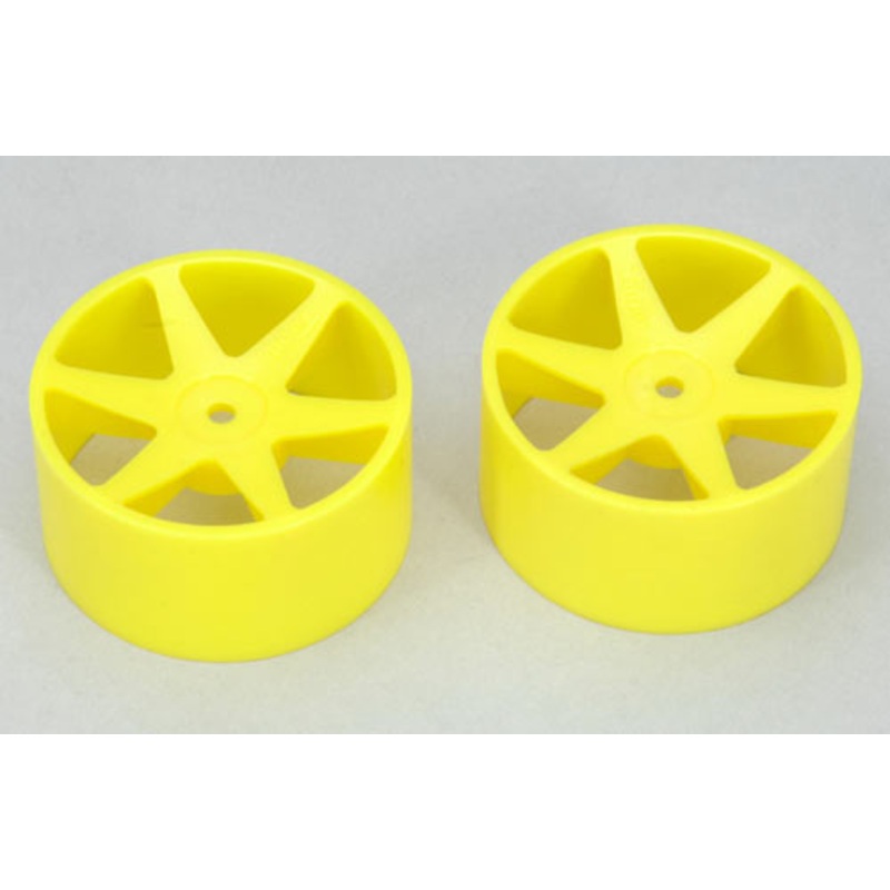 Cen Car Spares Fr Wheel-6 Spoke/Yel/1:10 (Pk2)Foam Z-CENG84230Y (Box 119)