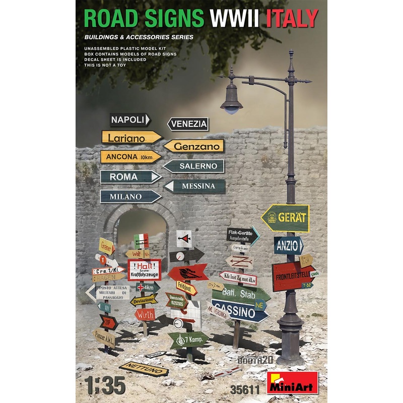MiniArt 35611 1/35 Road Signs - WWII Italy