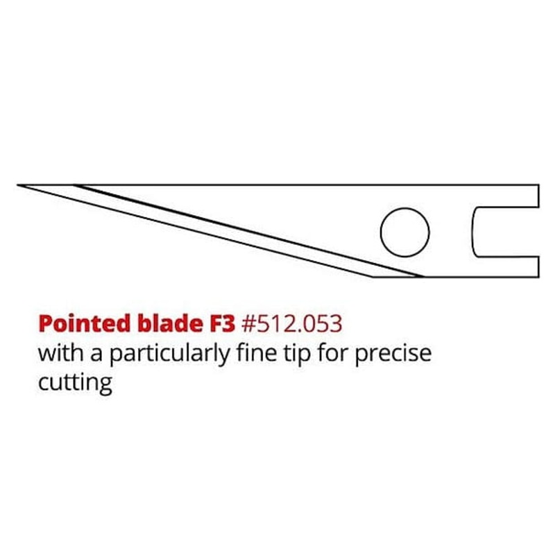Mozart Precision Cutting PB1 Pointed Blade (Spitz)- 10 Pack