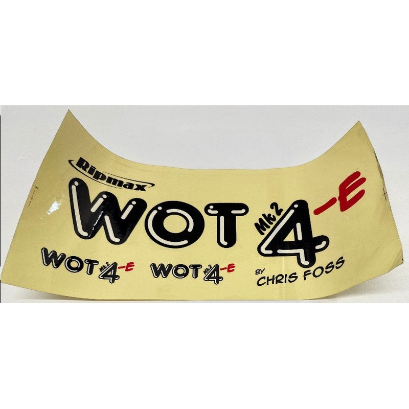 Ripmax Decal Set - WOT4 Foam-E Decal