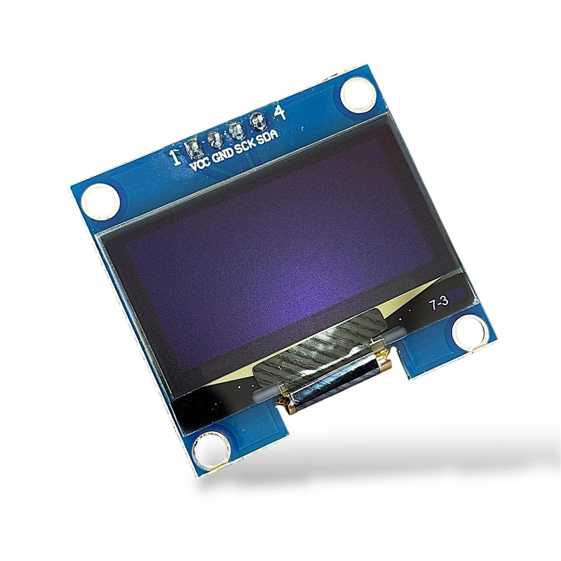 1.3 Inch OLED Display 128x64 Blue | 4 Pin I2C OLED Module for Arduino, ESP32 & DIY Electronics
