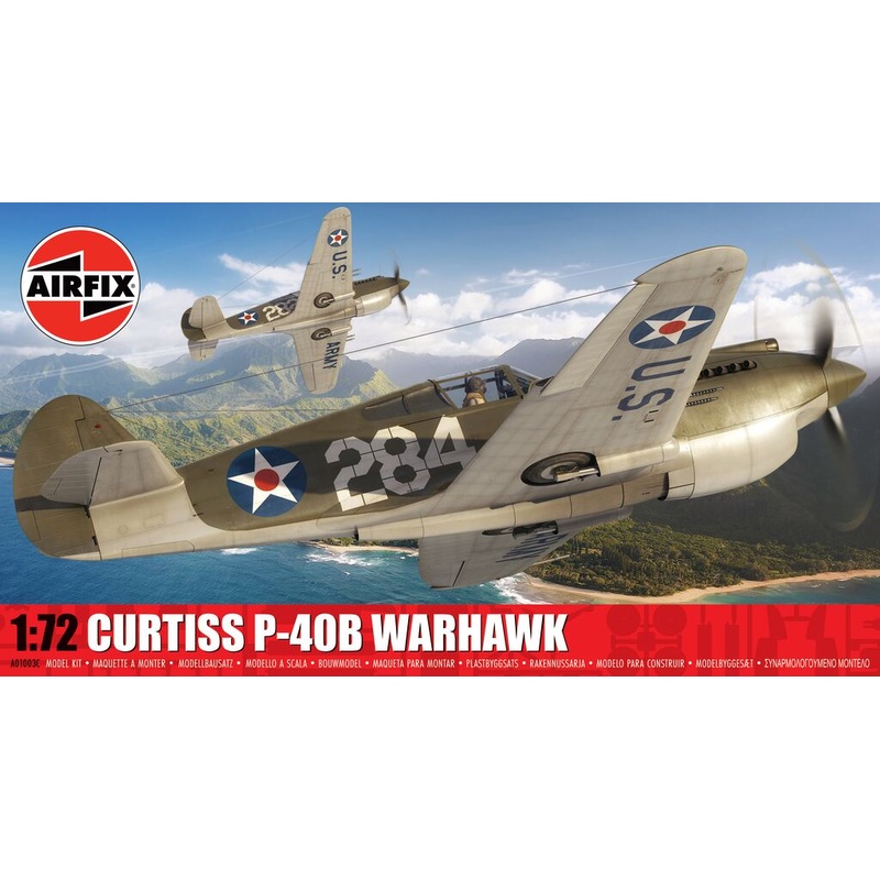 Airfix 1:72 Curtiss P-40B Warhawk Kit A01003C