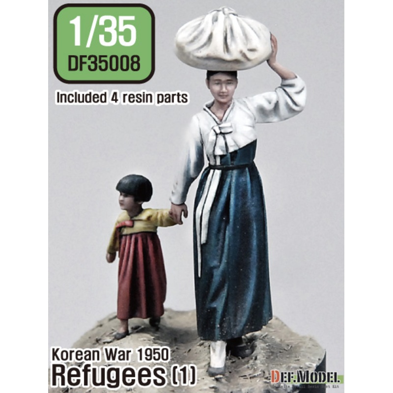 Def Model DF35008 1/35 Refugees (1) Korea war 1950/51